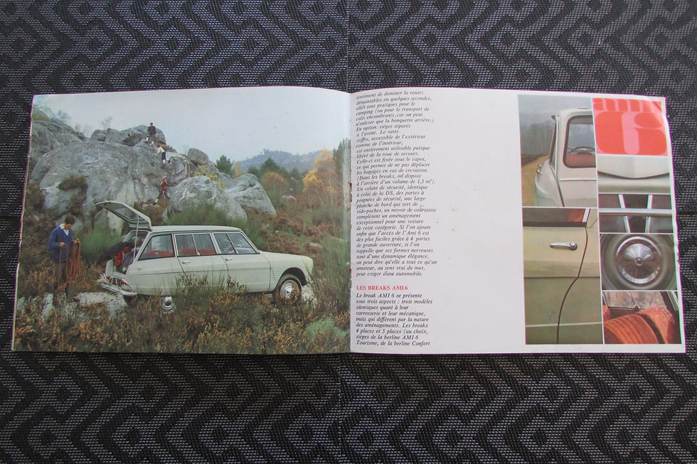 Miniature : Catalogue gamme Citroën AMI 6  02/1966 .