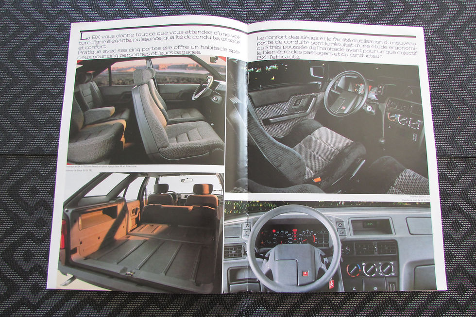 Miniature : Catalogue gamme Citroen BX  03/1987 .