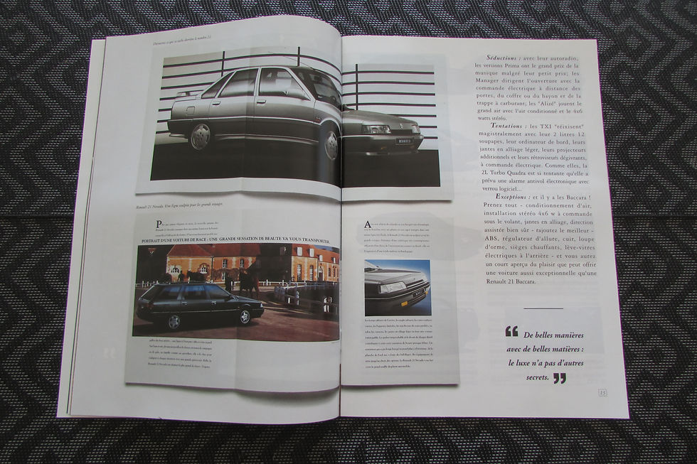 Miniature : Catalogue gamme renault 1993 .