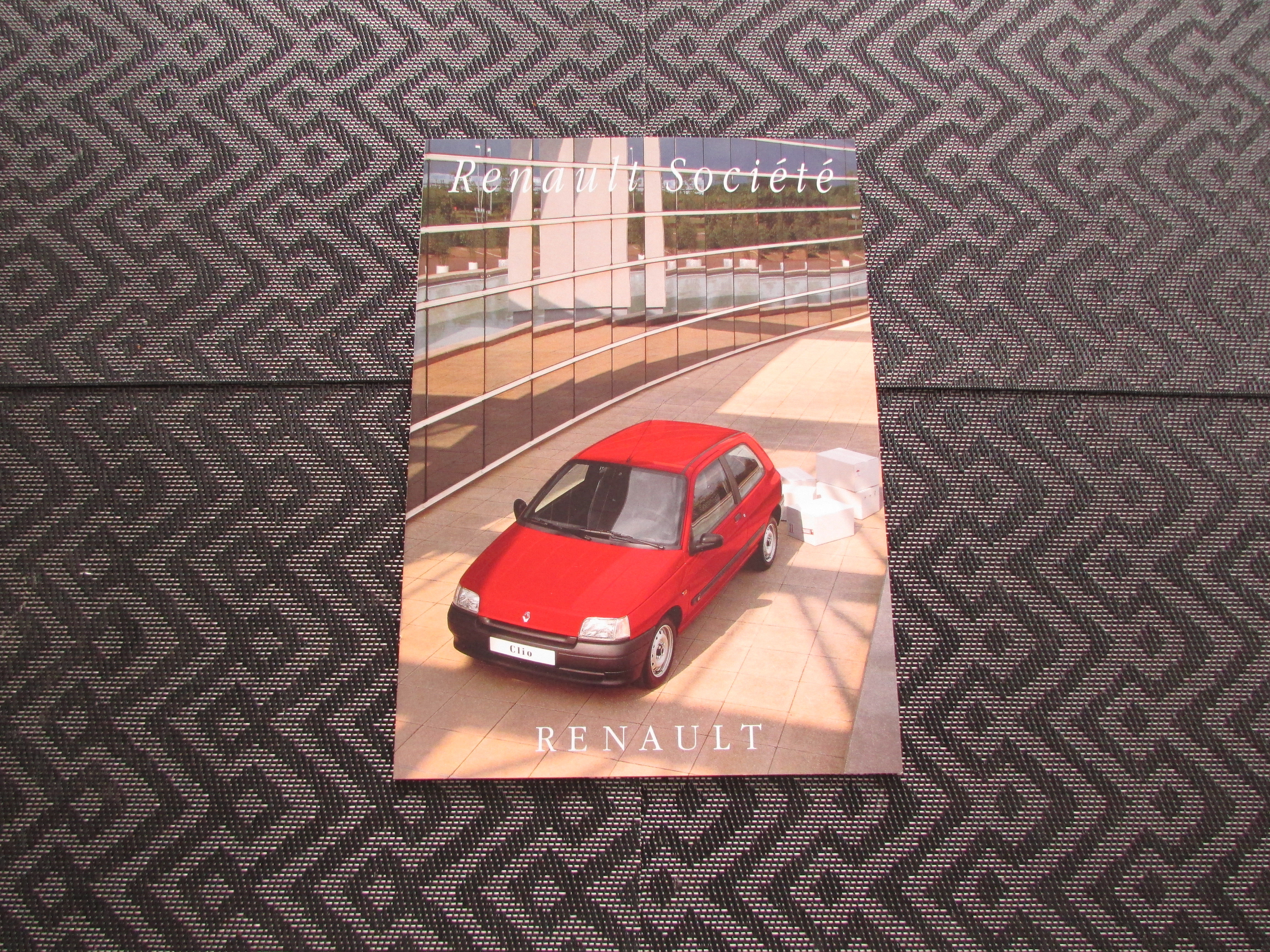Catalogue Renault Socièté CLIO , R19 , R21 ,Supercinq , ESPACE 2 .