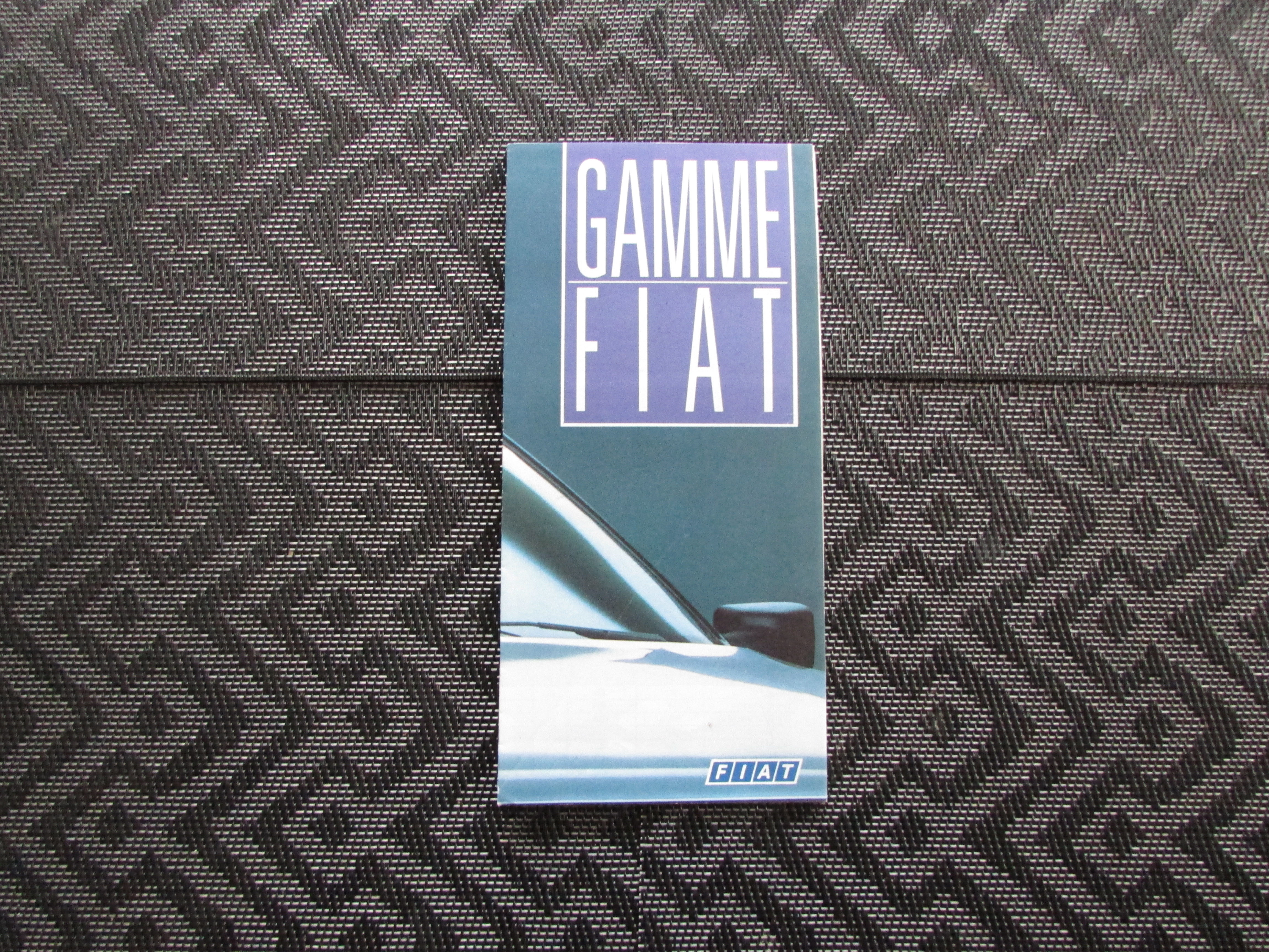 Catalogue dépliant GAMME FIAT 1988  .