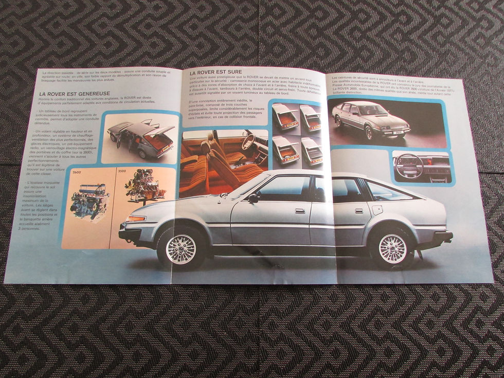 Miniature : Catalogue ROVER 2600 / 3500   02/1979 .