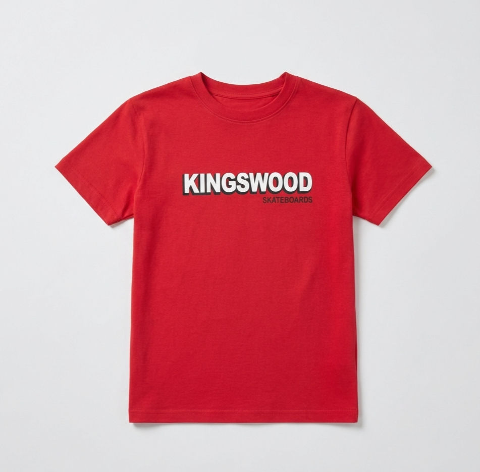 Thumbnail: Kingswood Skateboards Youth Red Rippa Skate TEE