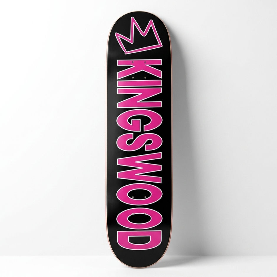 Kingswood Skateboards Pink Skateboard Deck