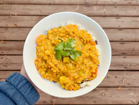 Warming Vegan Lentil Dahl Recipe!!