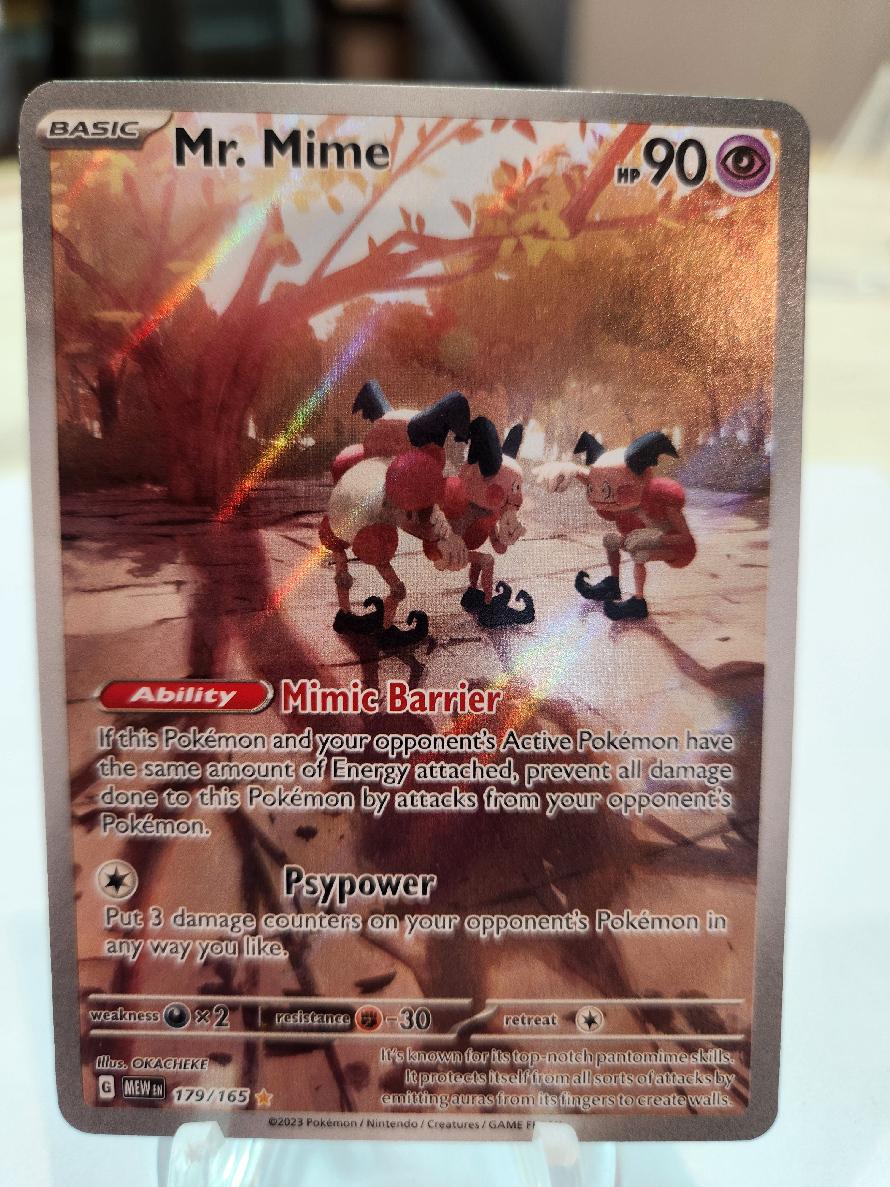 Mr. Mime 179/165 Scarlet & Violet NM