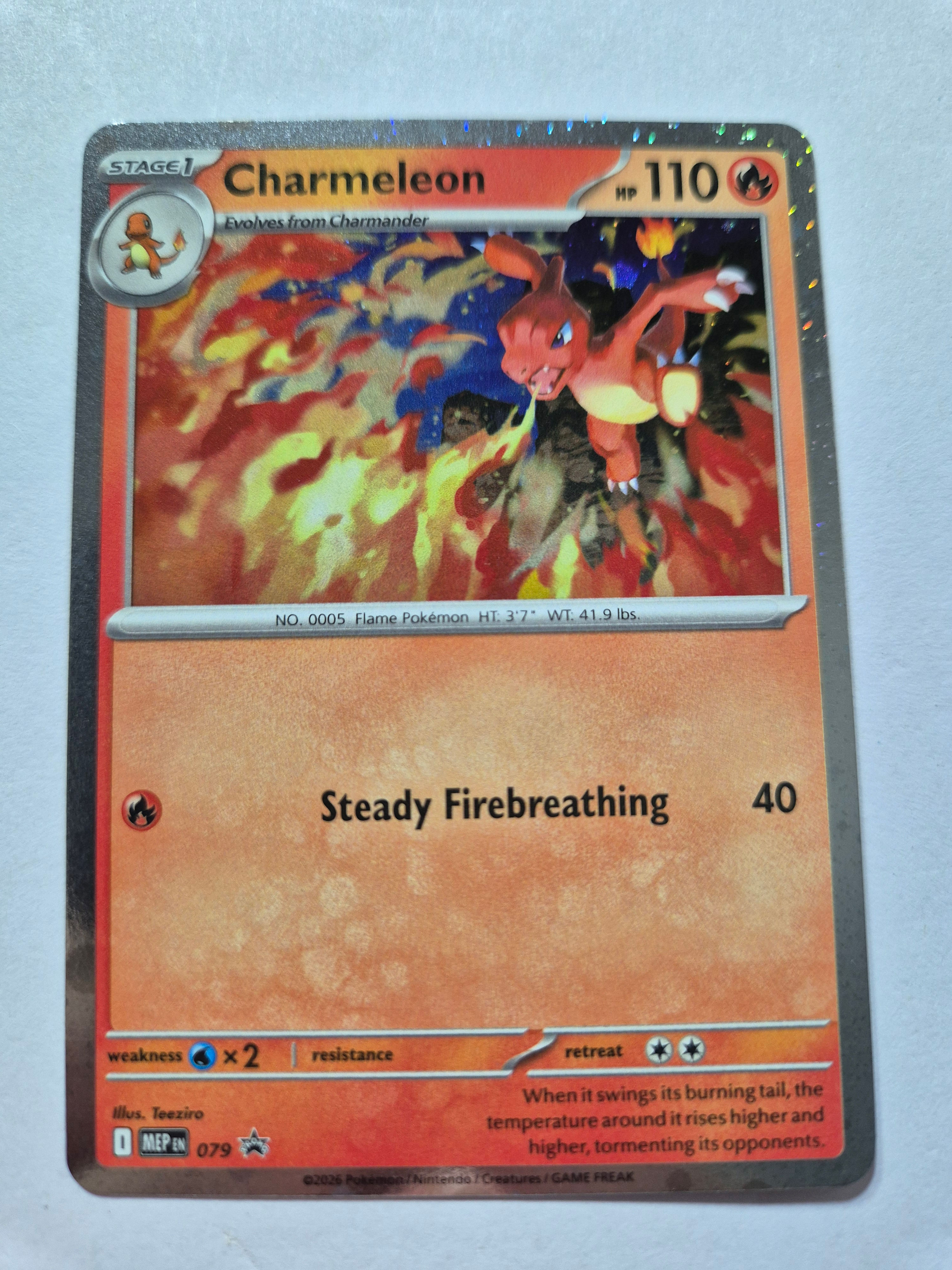Charmeleon MEP en 079 Black Star Promo M/NM