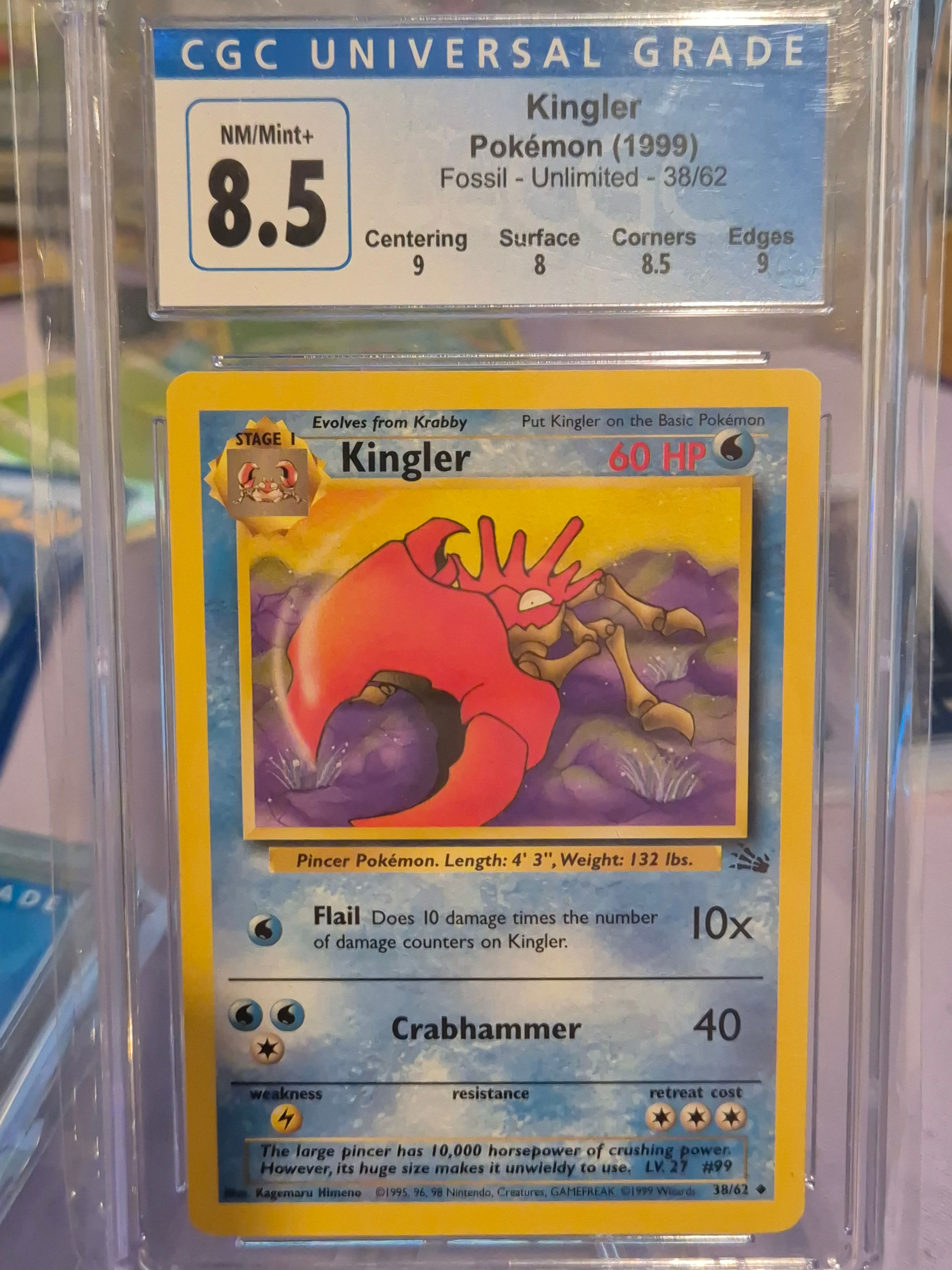 Kingler 38/62 (1999) Graded CGC 8.5