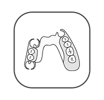 Cobalt Chrome Framework - Removable Metal Denture