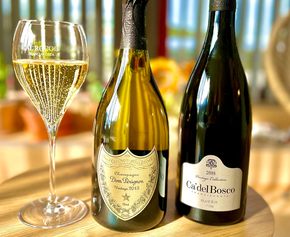 Franciacorta vs. champagne