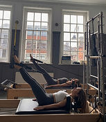 Reformer group class at Bora Pilates