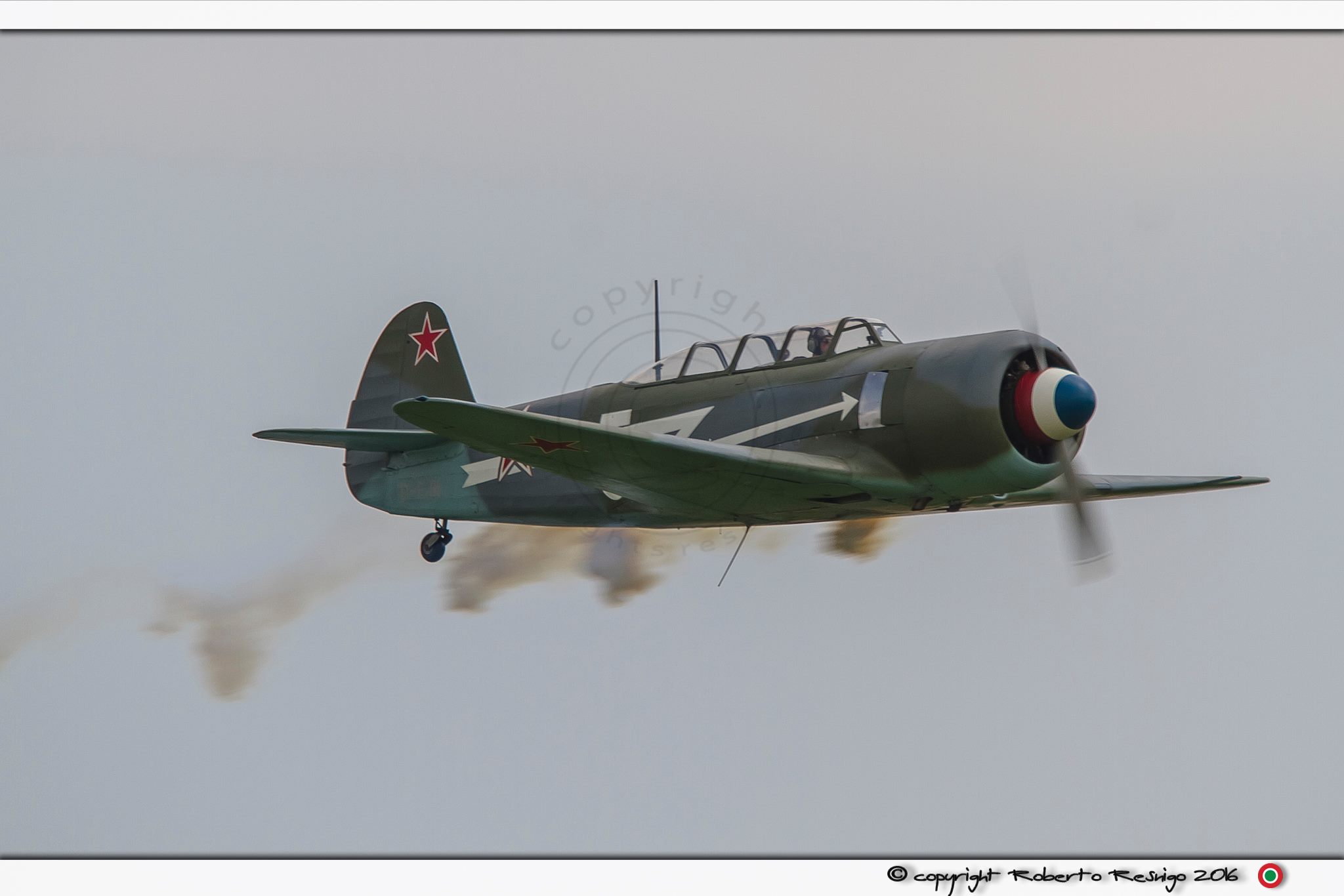 YAK 11, pilota Stefano Landi