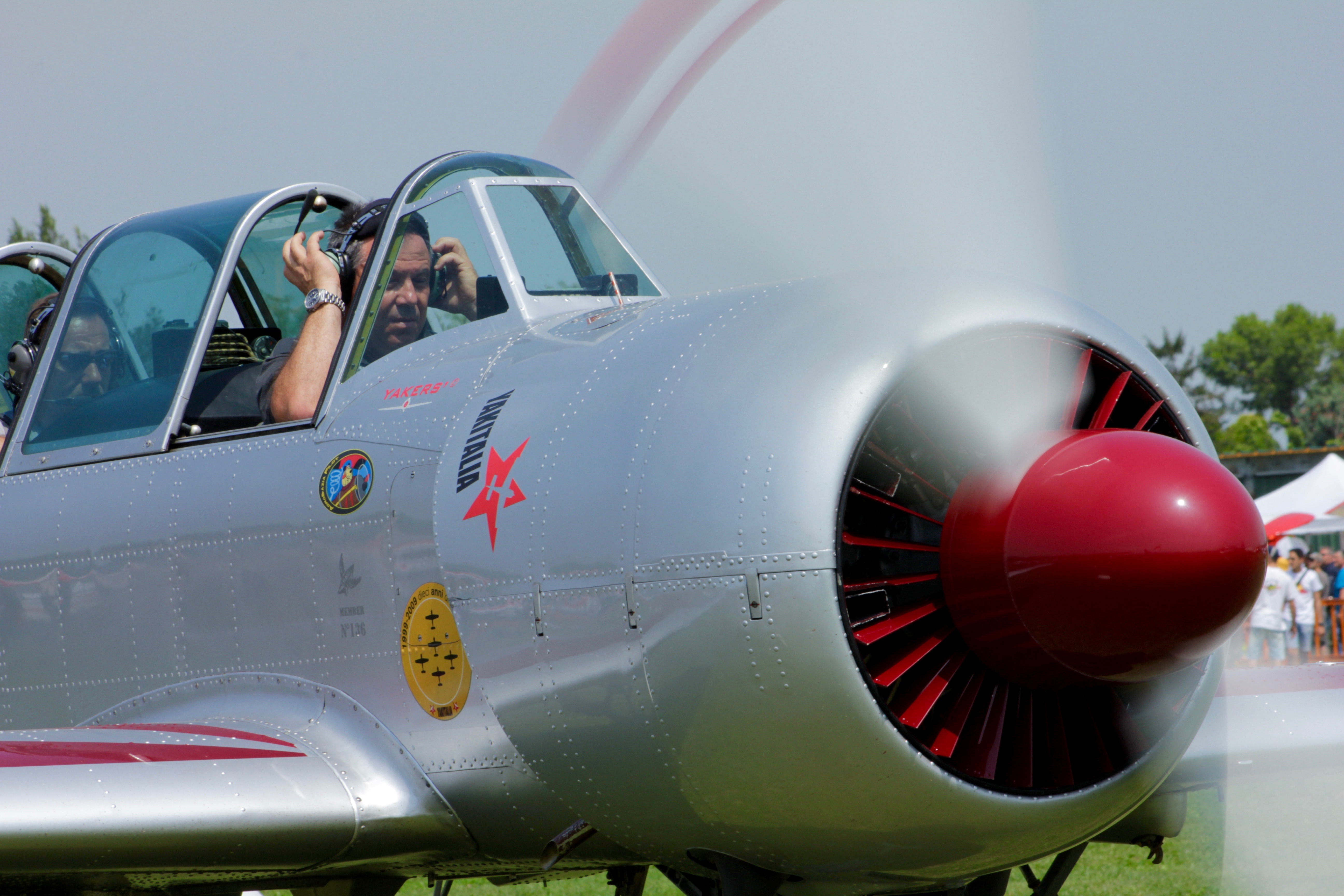 YAK 52, pilota G. Caprai