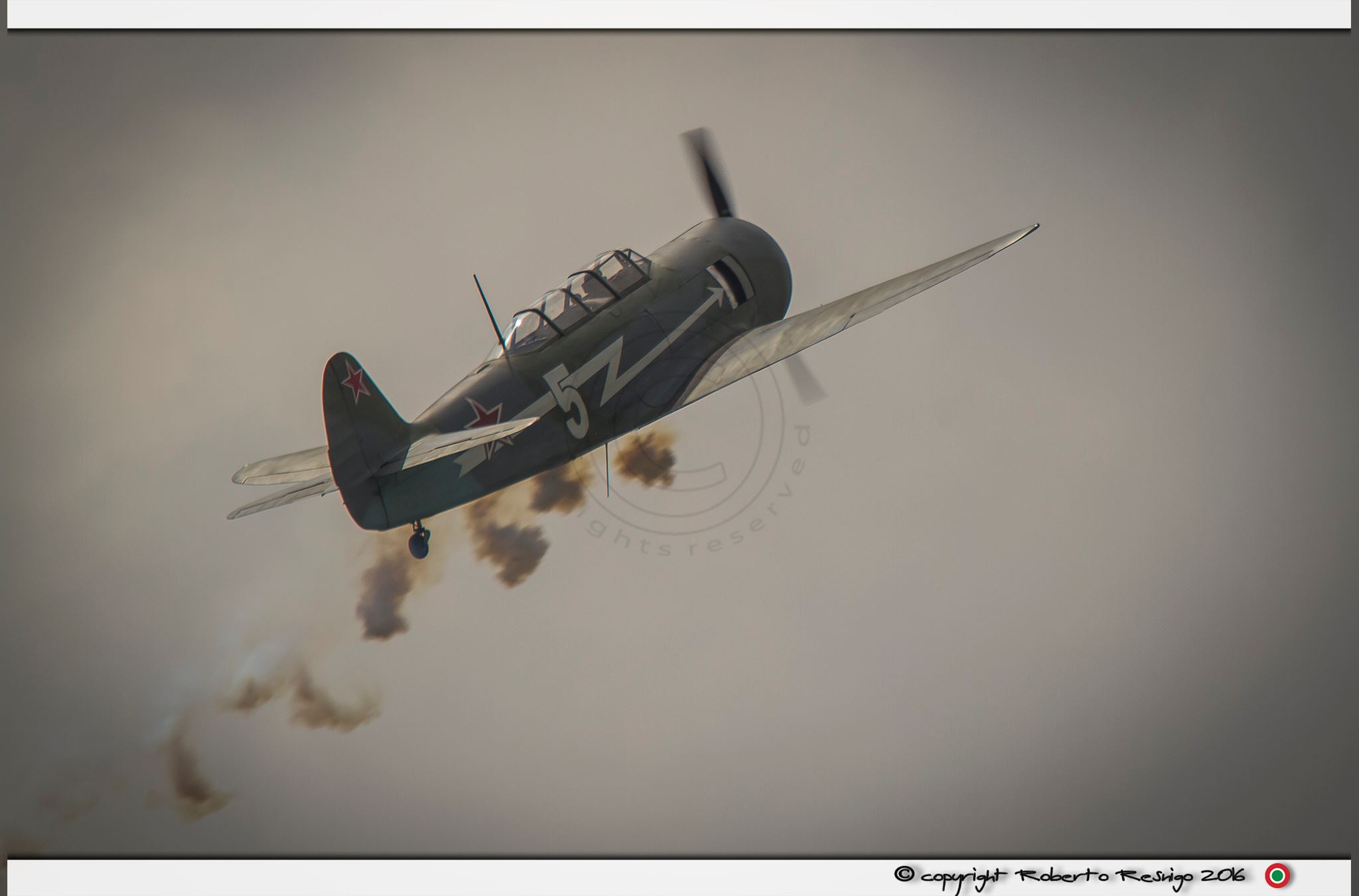 YAK 11, pilota Stefano Landi