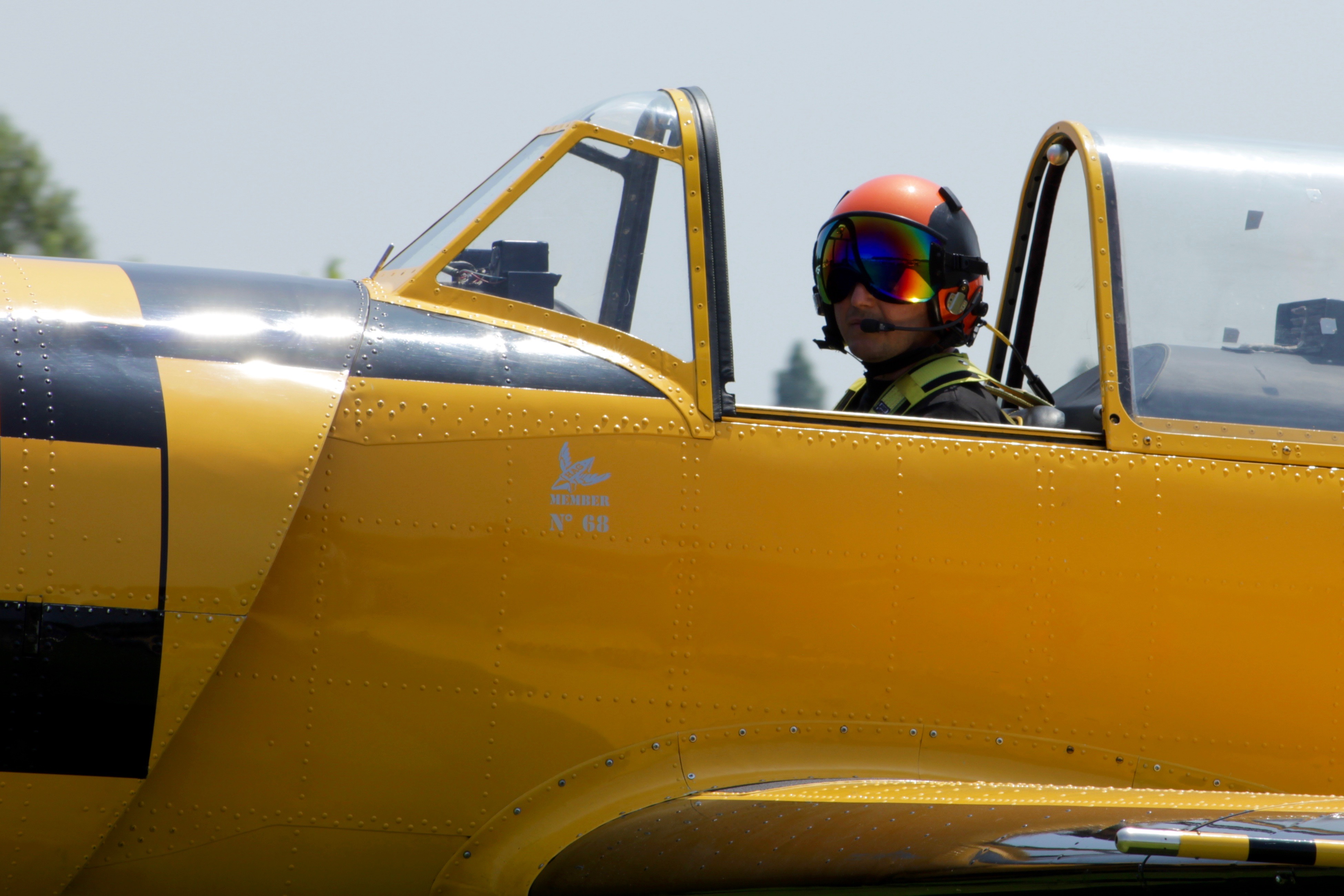YAK 52, pilota Marco Marziali