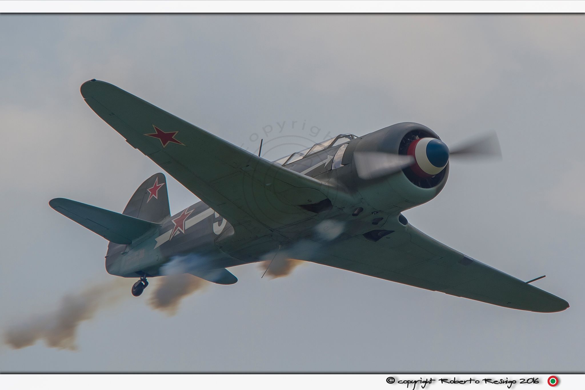 YAK 11, pilota Stefano Landi