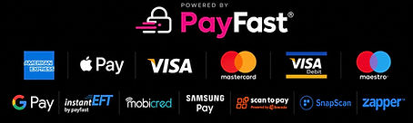 Payfast Secure & Convenient Payment Methods available at MoodTime