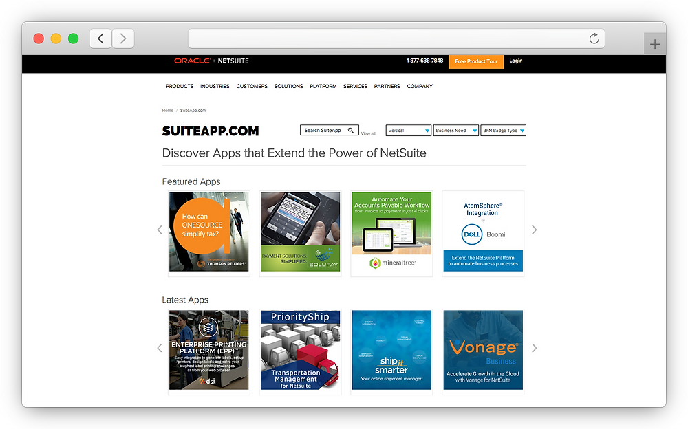 NetSuite SuiteApp