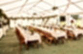 here is a beautiful party with a tropical theeme with fresh flowers and chiavari folding chairs