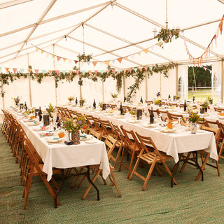 Country Marquee wedding