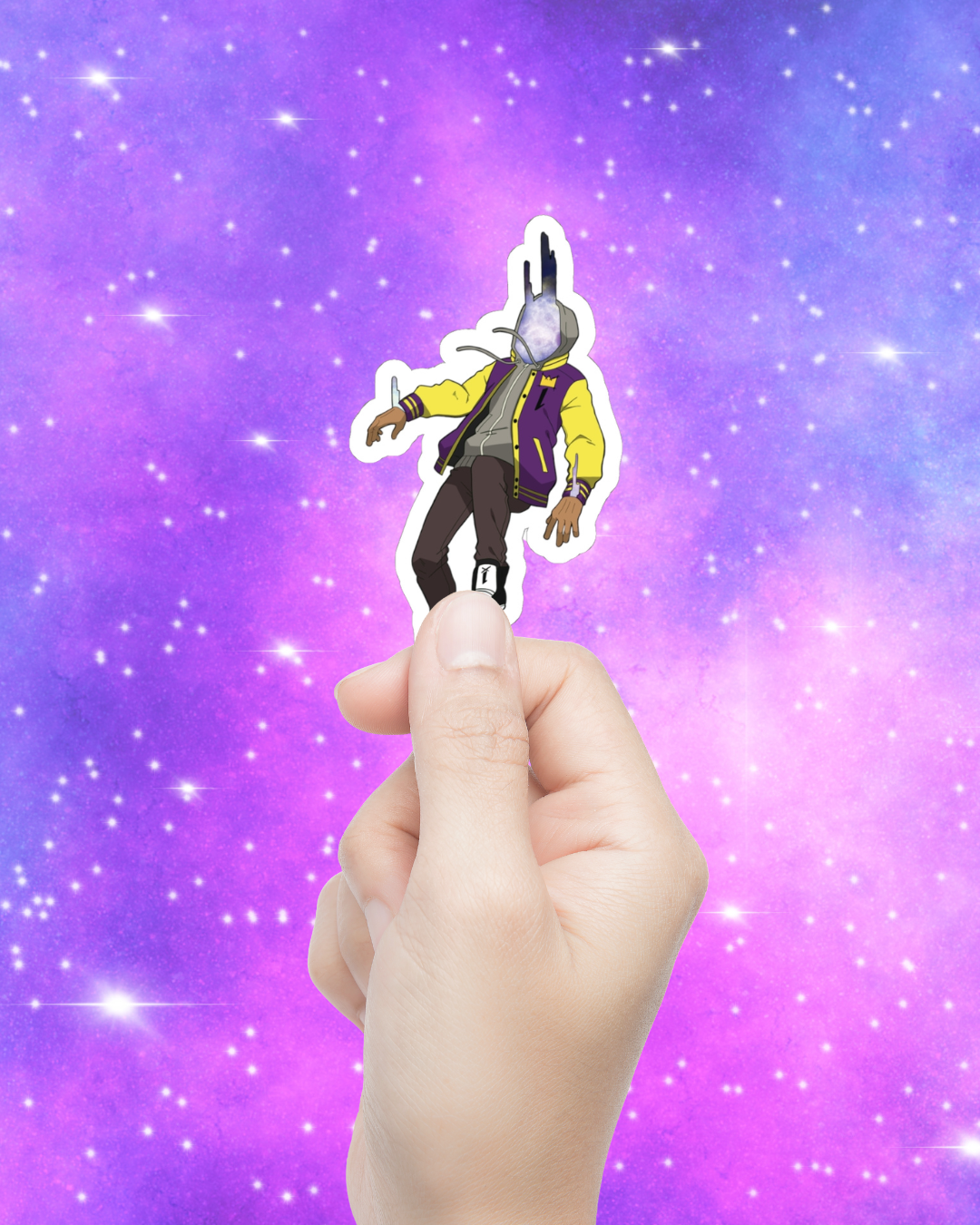 Galaxy Boi Sticker
