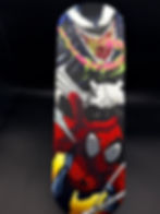Spider-Man Brand New Day versus Venom Symbiote Custom Skateboard Deck