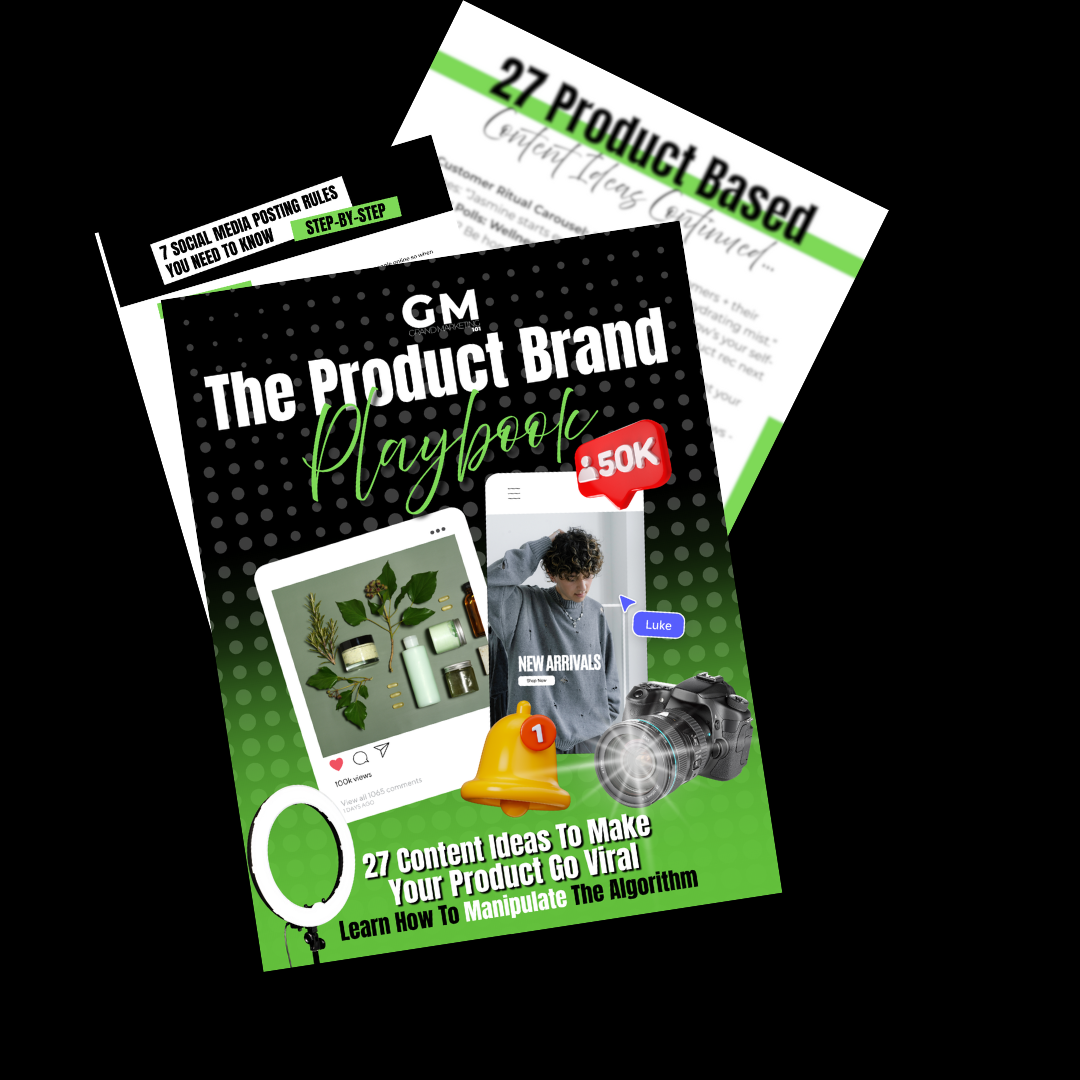 The Product Brand Playbook: 27 Content Ideas For Product Based Businesses