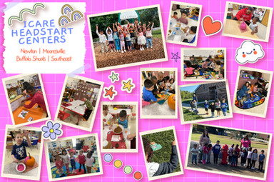 Children at ICARE Headstart Centers, Newton, Mooresville, Buffalo Shoals, Southeast.