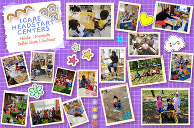 Children learning and playing at ICARE HEADSTART CENTERS