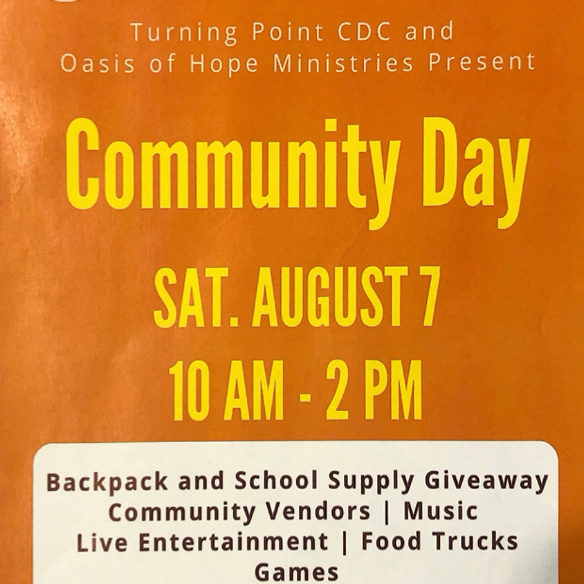 Turning Point CDC & Oasis of Hope Ministries Community Day