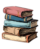 Ilustração de Livros