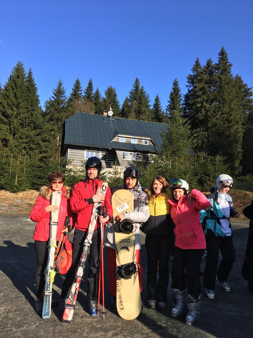 Učitelský team na horách 🏂