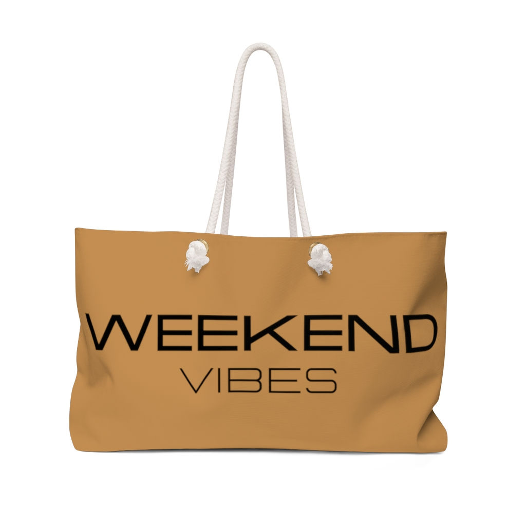 Golden WEEKEND VIBES Tote Bag