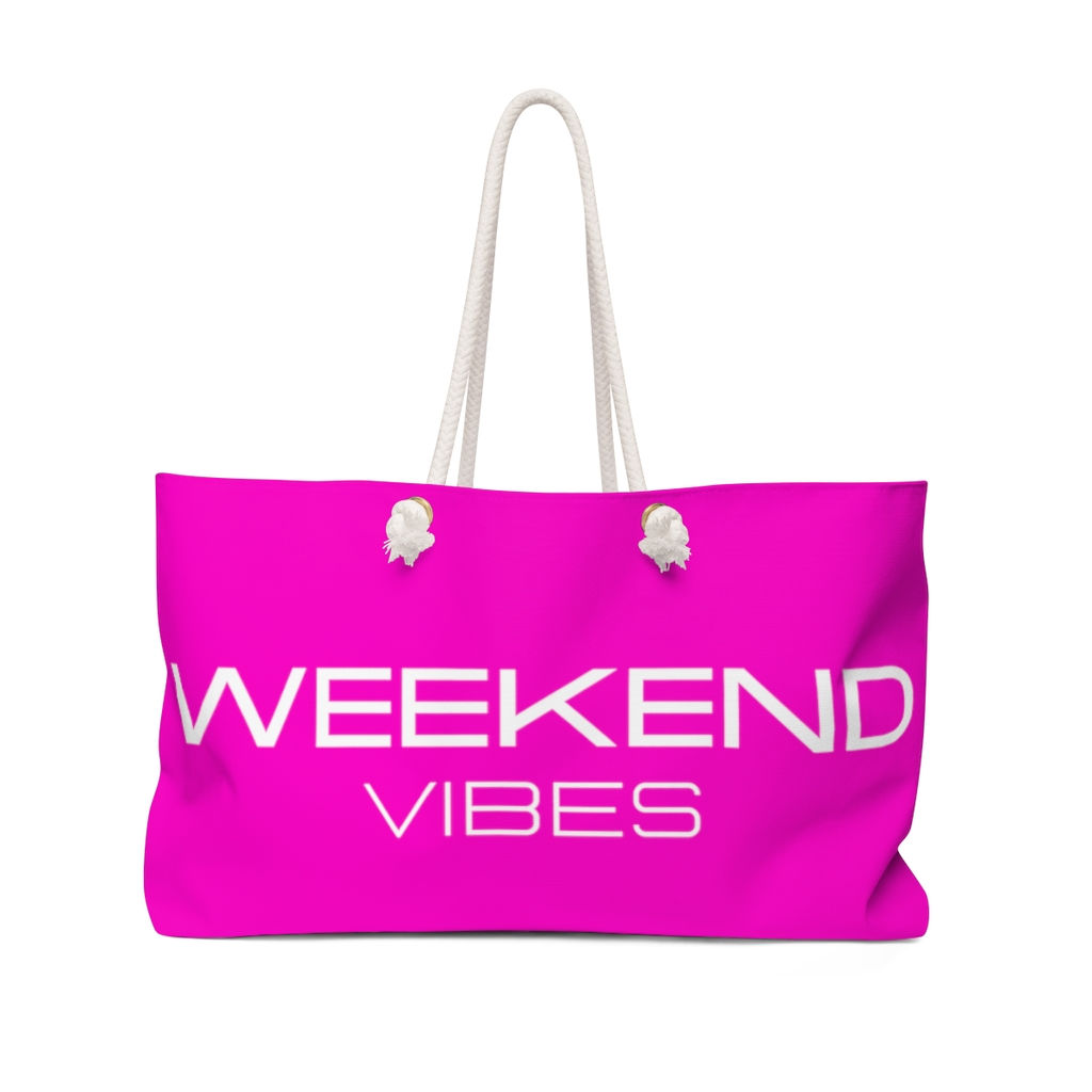 PINK WEEKEND VIBES Tote Bag