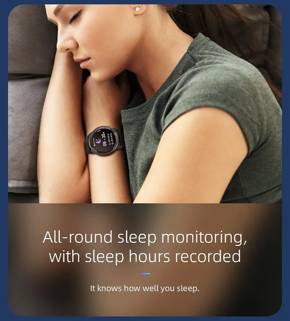 الصورة المصغرة: Mibro Watch X1 V5.0 Bluetooth Smartwatch 1.3 Inch AMOLED Screen