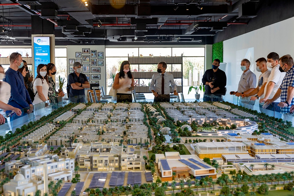 High-Level Russian Delegation Visited the Sustainable City as Part of Their International Internship