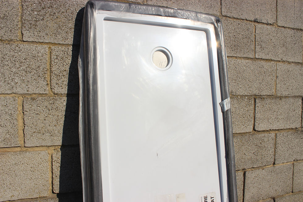 Thumbnail: Pearlstone Walk In Shower Tray 1700mm x 700mm With Raised Drying Area