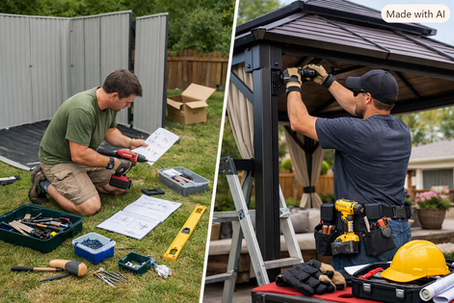 Shed & Gazebo Assembly 101: What to Expect, DIY vs. Hiring a Pro