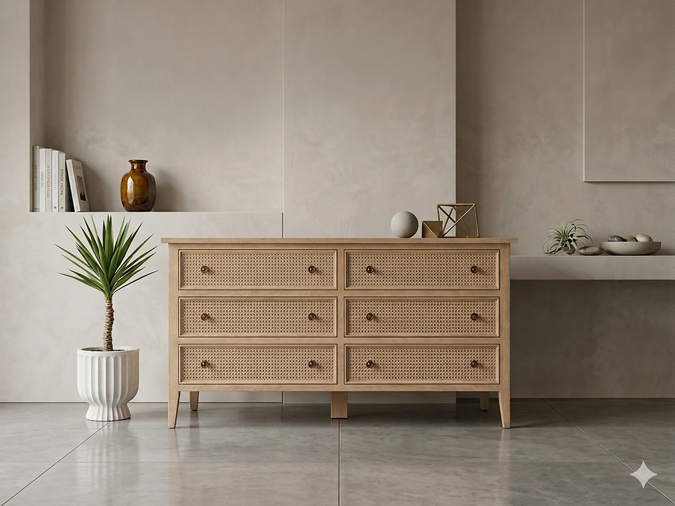 Thumbnail: Blondie 4PC Solid Oak Bedroom Set
