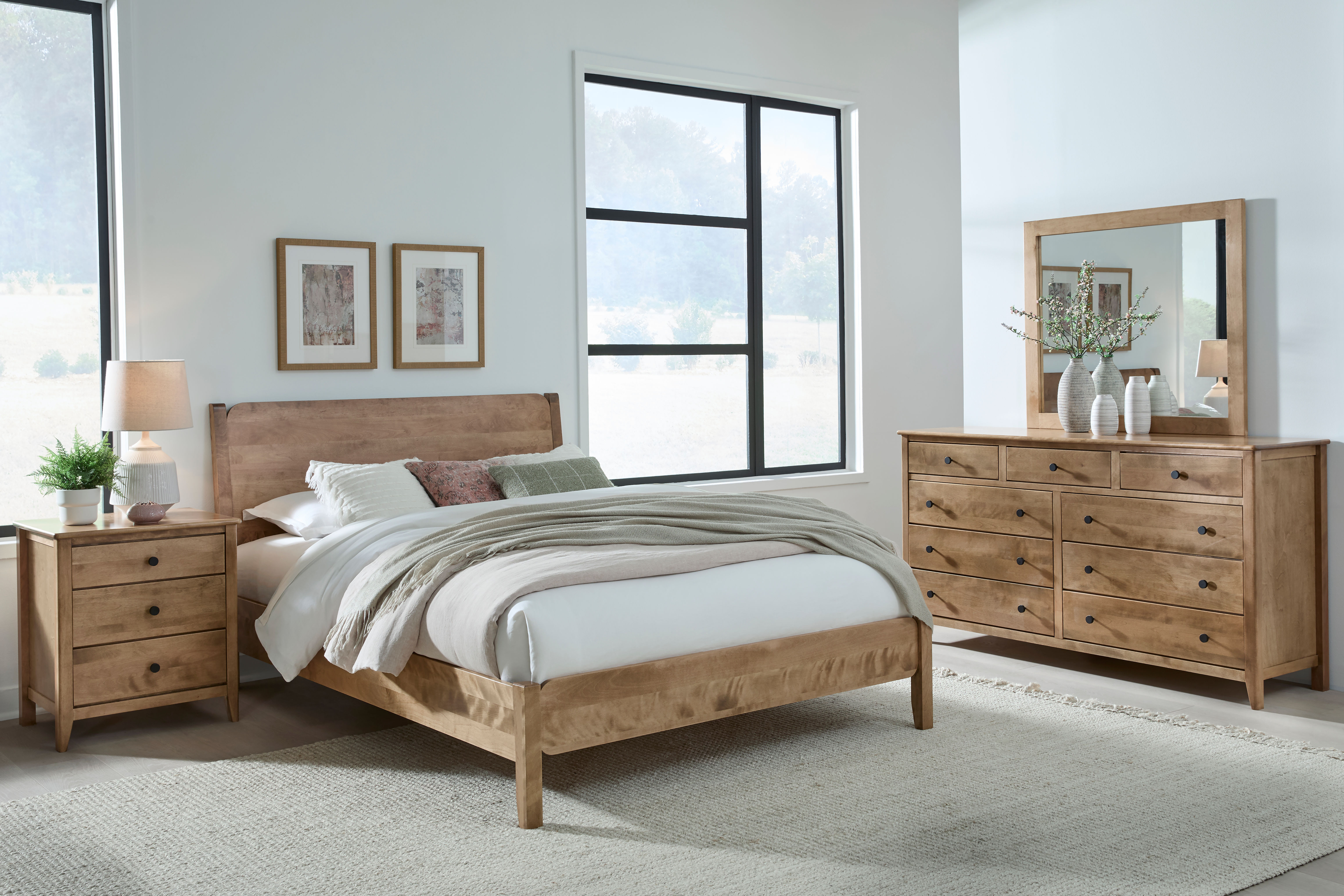 Witmer Fenwood Solid Wood 4PC Bedroom Set