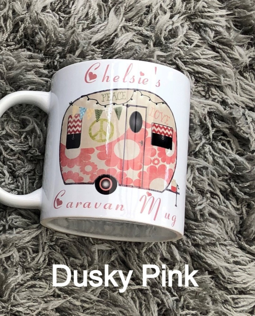 Thumbnail: Vintage caravan personalised mug