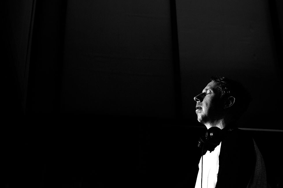 Gilles lost in music at Potato Head