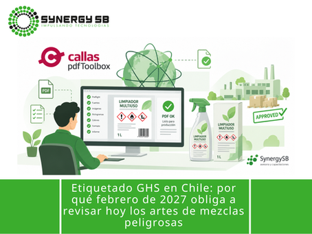 Etiquetado GHS en Chile: revisión de etiquetas y archivos PDF para cumplimiento del DS 57.