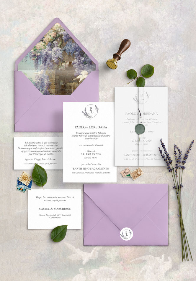 partecipazione di matrimonio, invito di nozze, destination wedding, wedding in Italy