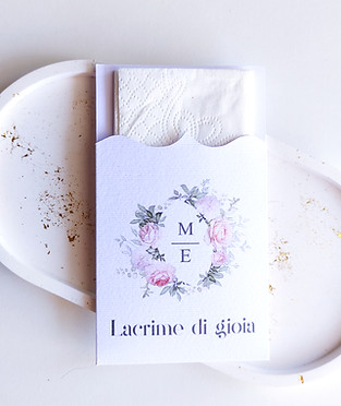 lacrime di gioia con cartoncino