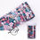 Miniature : Rouleau pink and blue Flowers
