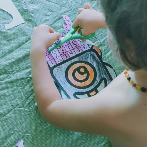 Monster Hair Cutting Activity | That Montessori Mom