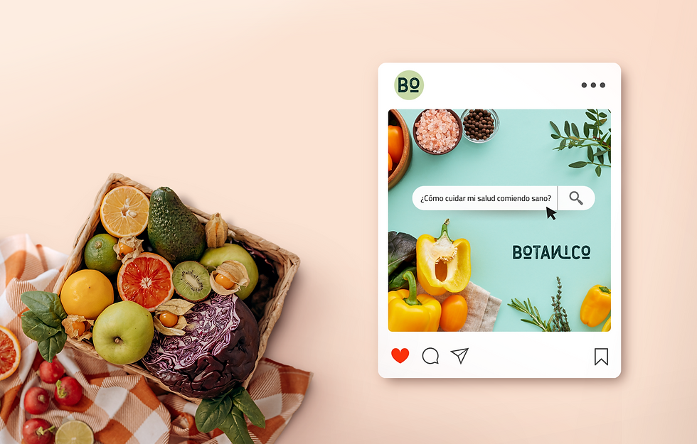 Diseño de posts para empresa de productos orgánicos