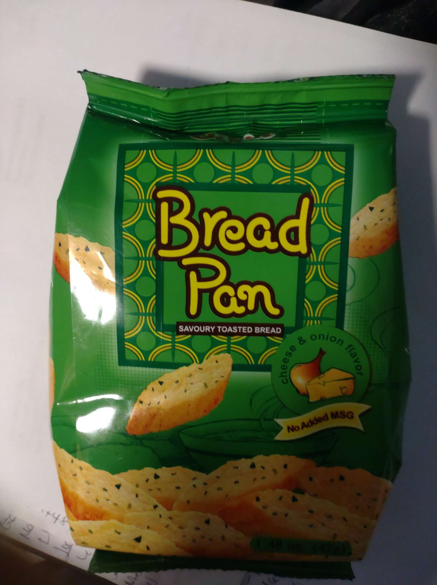 Oishi Bread Pan Cheese and Onion Flavor 42g