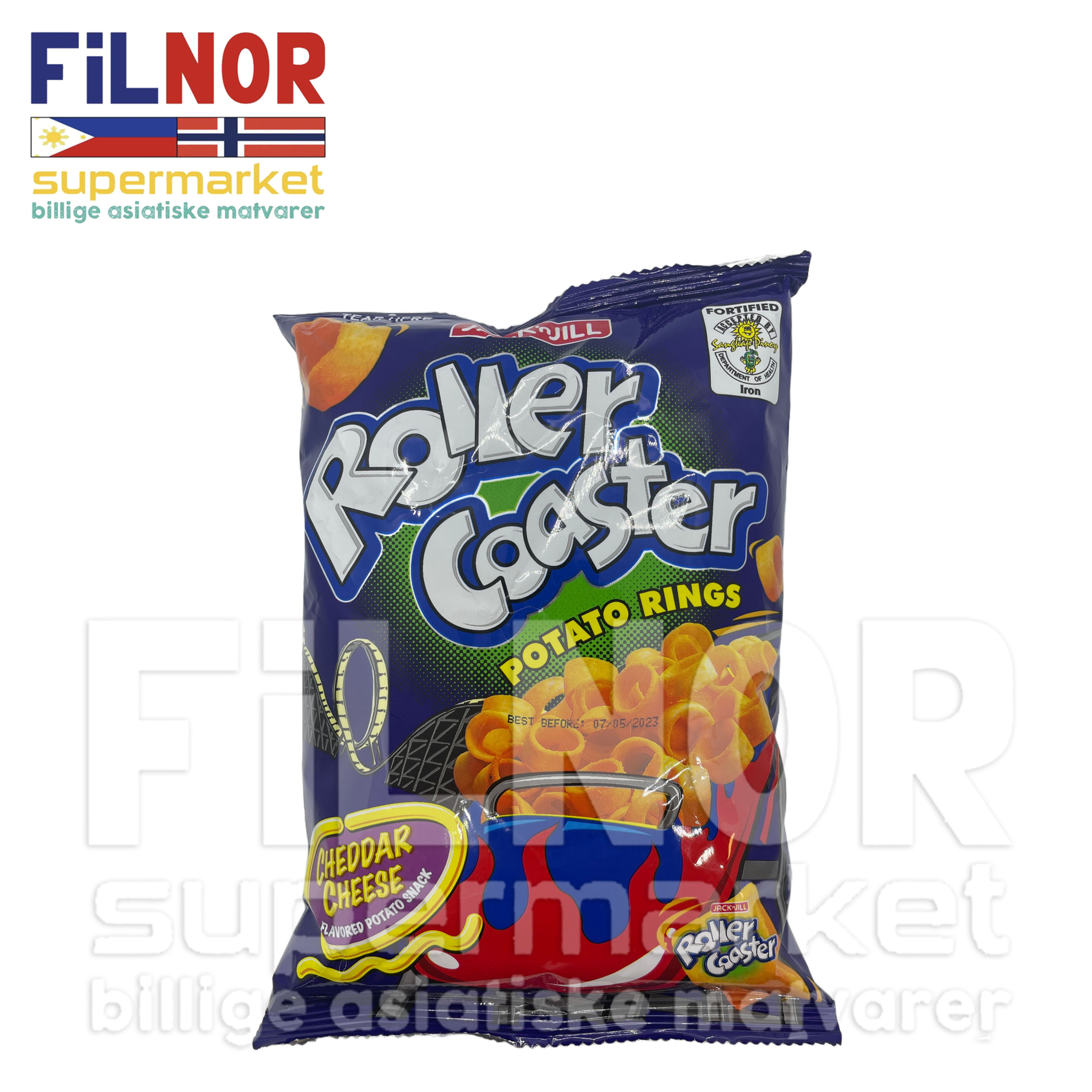 Jack 'n Jill Roller Coaster Potato Rings (Cheddar Cheese) 85g